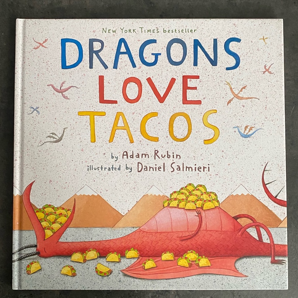 3/$20 🆕 🐉 💕 🌮 DRAGONS LOVE TACOS hardback book